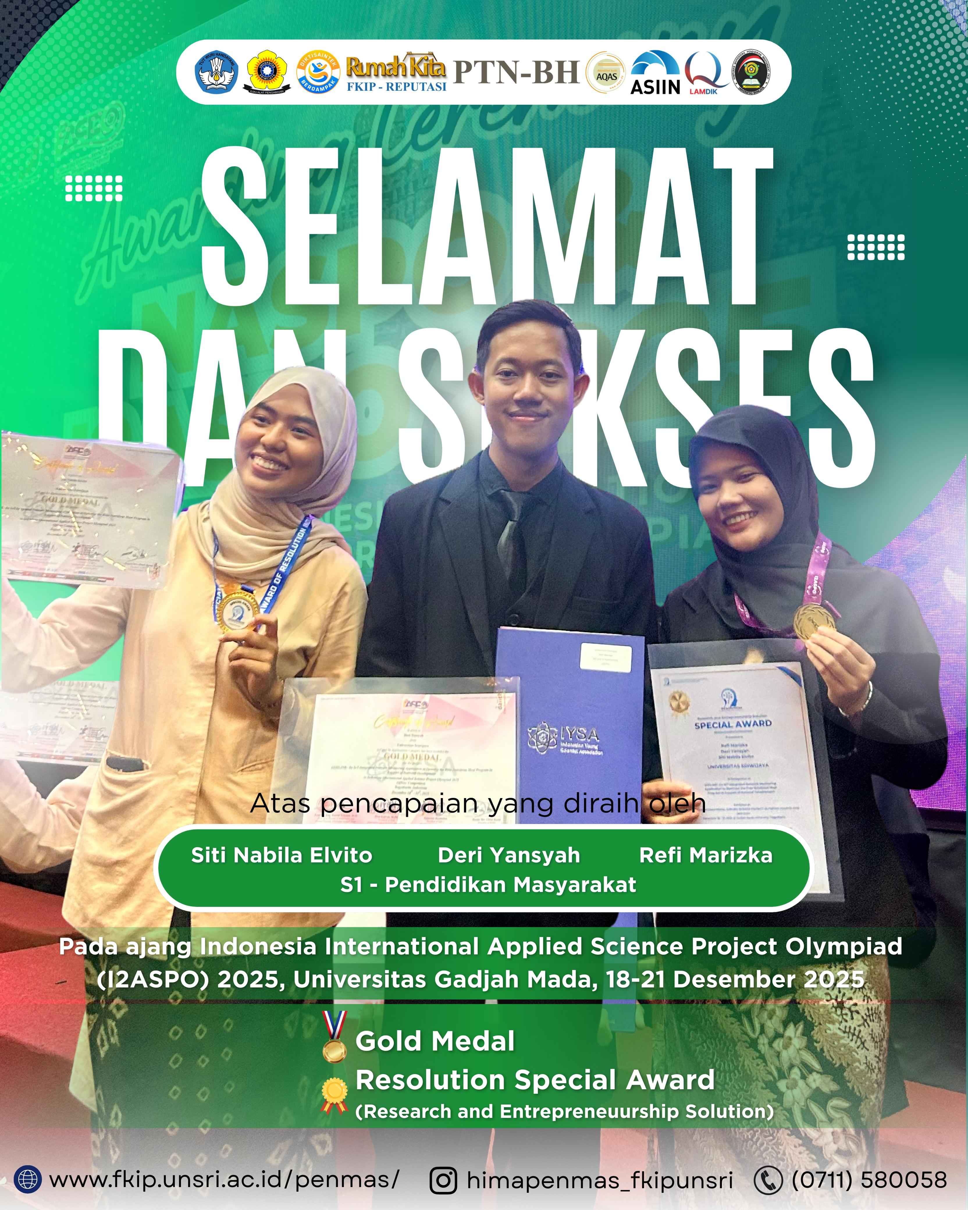 Berita - Pendidikan Masyarakat - Bangga! Mahasiswa Penmas FKIP Unsri ...