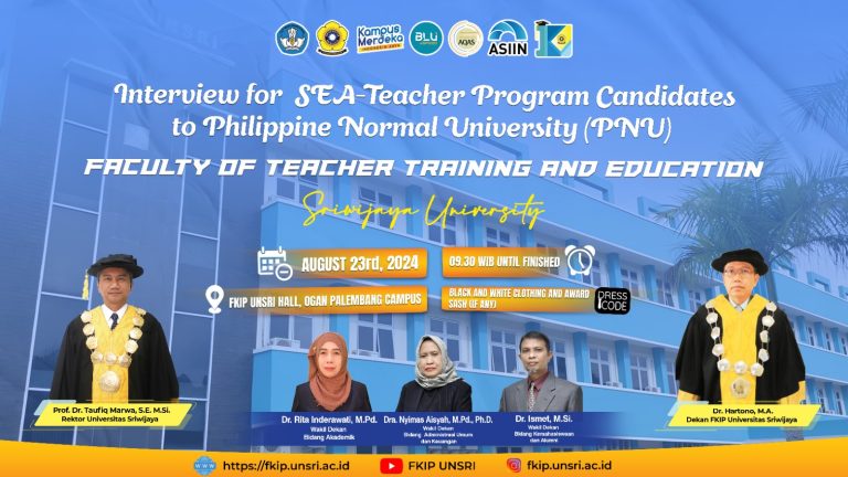 Wawancara Kandidat Sea Teacher Program ke Philippine Normal University (PNU)